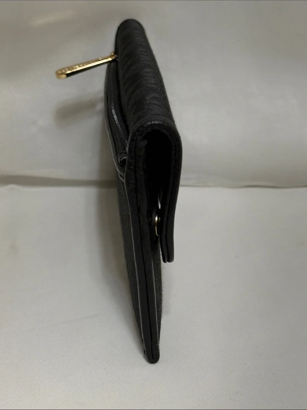 Michael Kors Fulton Flat Slim Wallet In Black